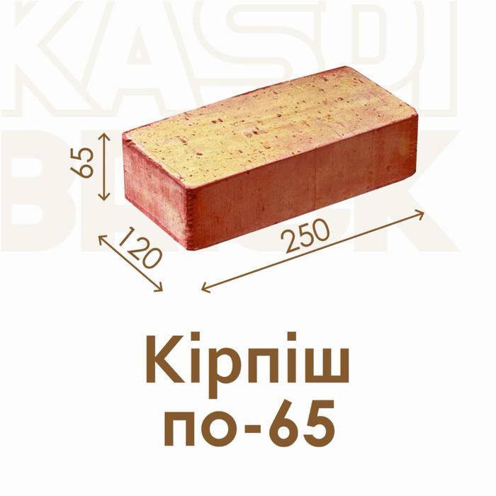 Кирпич жжёный полнотелый