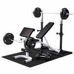 Set banca scott + greutati ciment 100kg + saltea protectoare