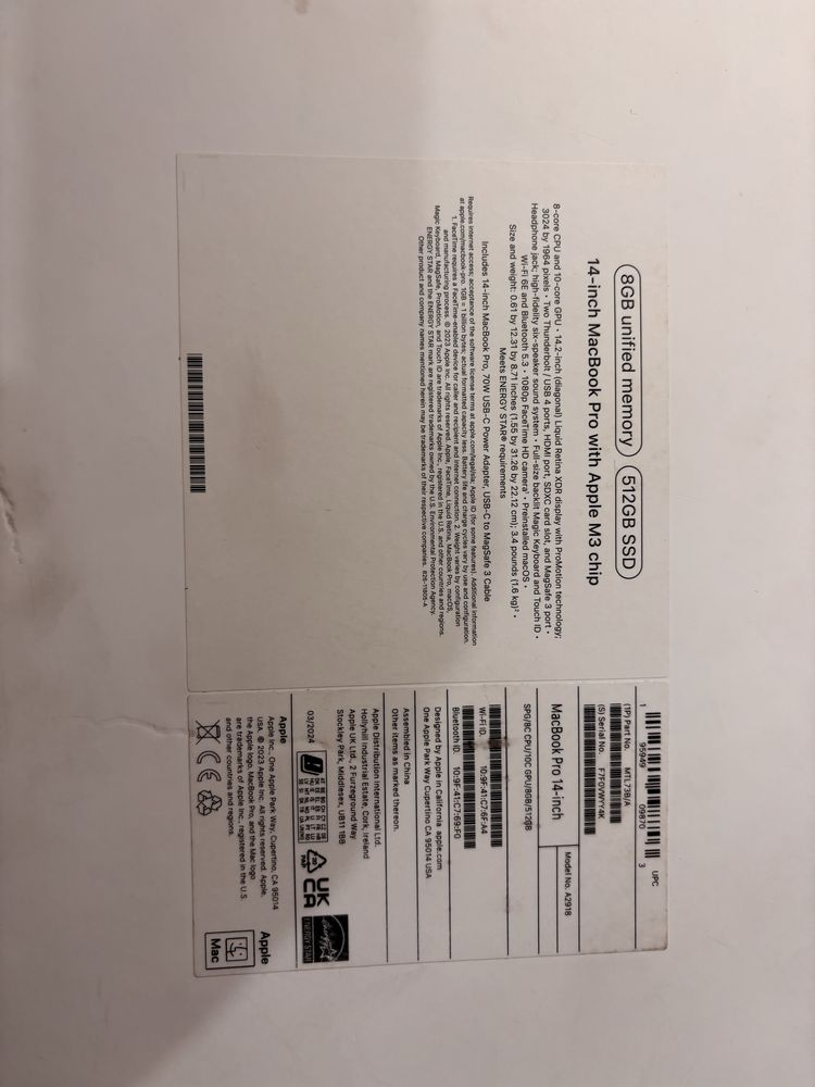 MacBook Pro m3 chip