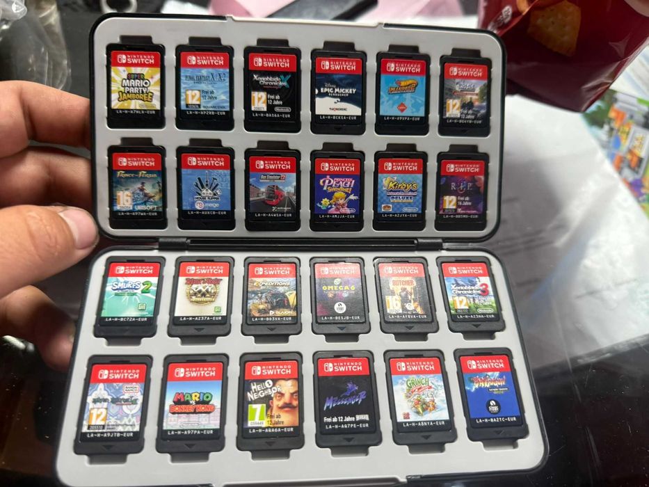 Colecție Jocuri Nintendo Switch + Carcasă – Titluri Populare