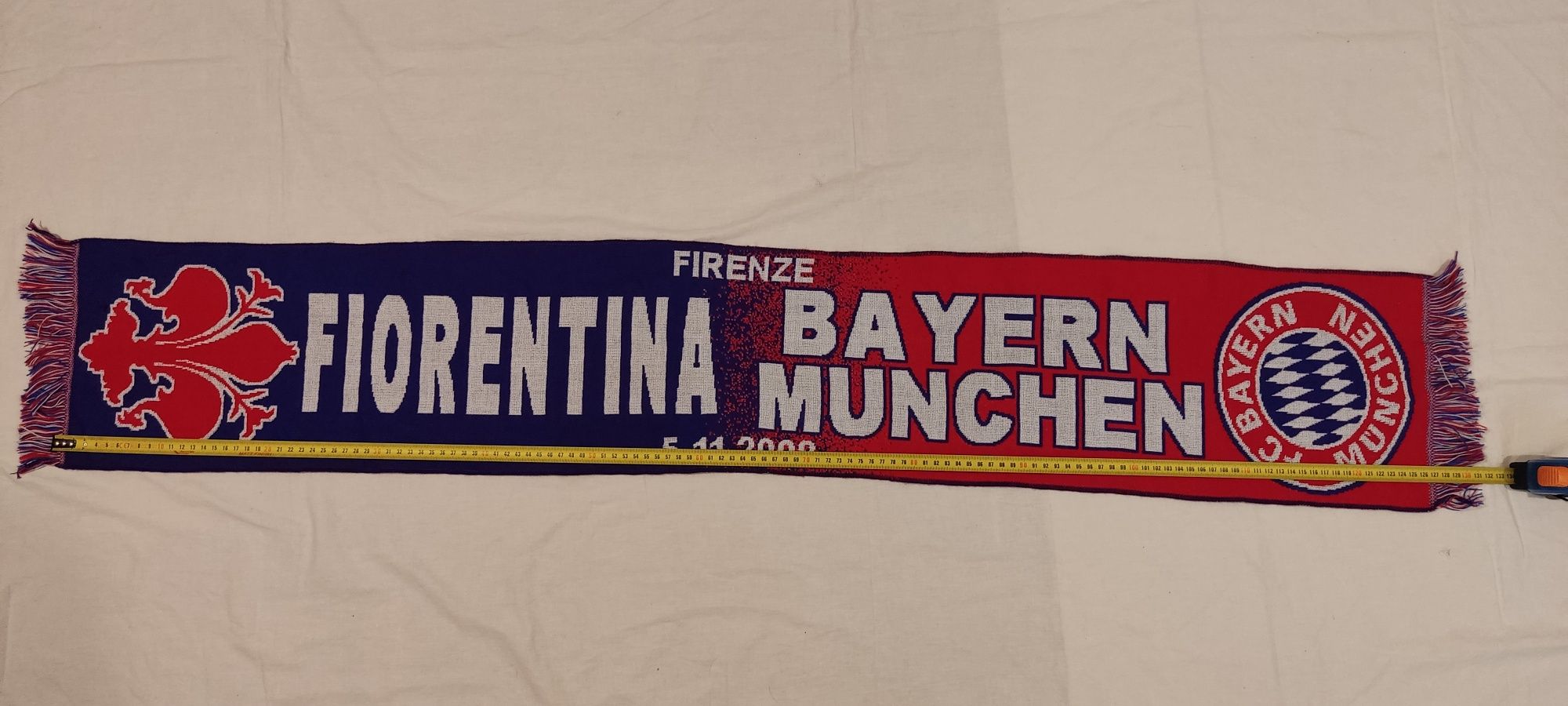 Fular Fiorentina Bayern Munchen 2008 colecție fan suporteri fotbal