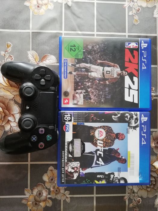 UFC4, nba 2k25, dualshock 4v2