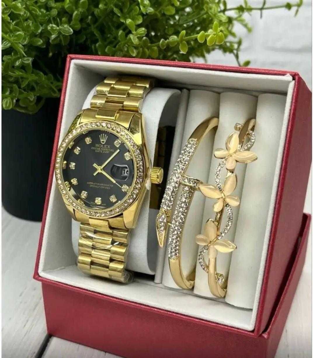 Женские часы, набор Ролекс Rolex lux
