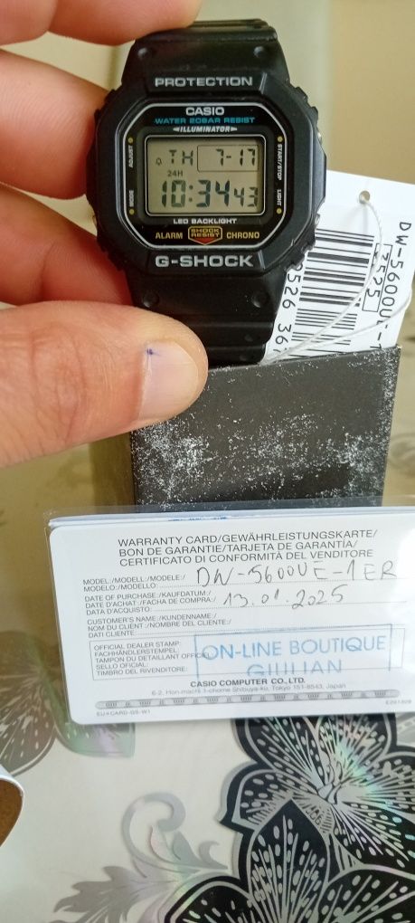Casio dw5600 ue 1er