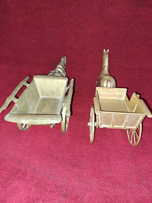 cal bronz caruta bronz trasura bronz 39 - 45 cm cadou