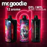 Mr.Goodie – Vape/Shisha 30k-50k puffuri, model 2025 de unică folosință