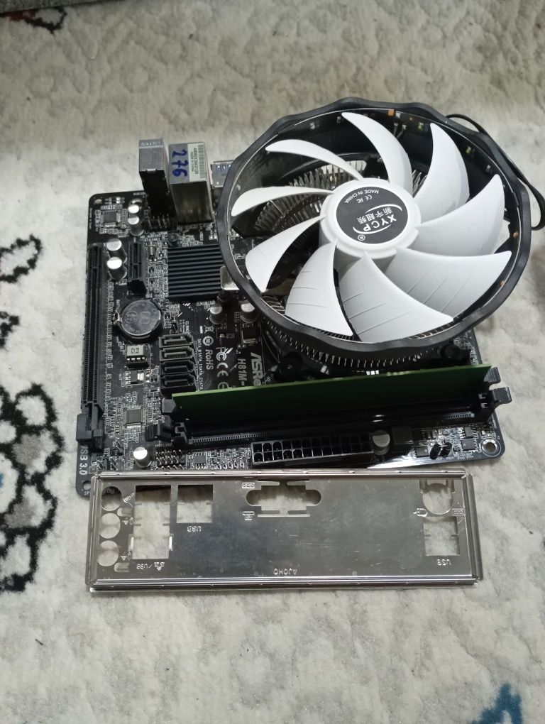 H81 Ddr 3 + G3260 +8 gb ozu +kuller rgb
