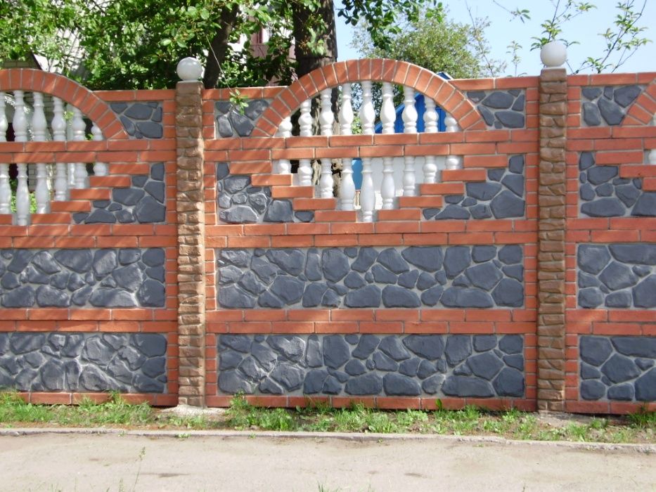 Gard decorativ prefabricat din beton armat Urziceni