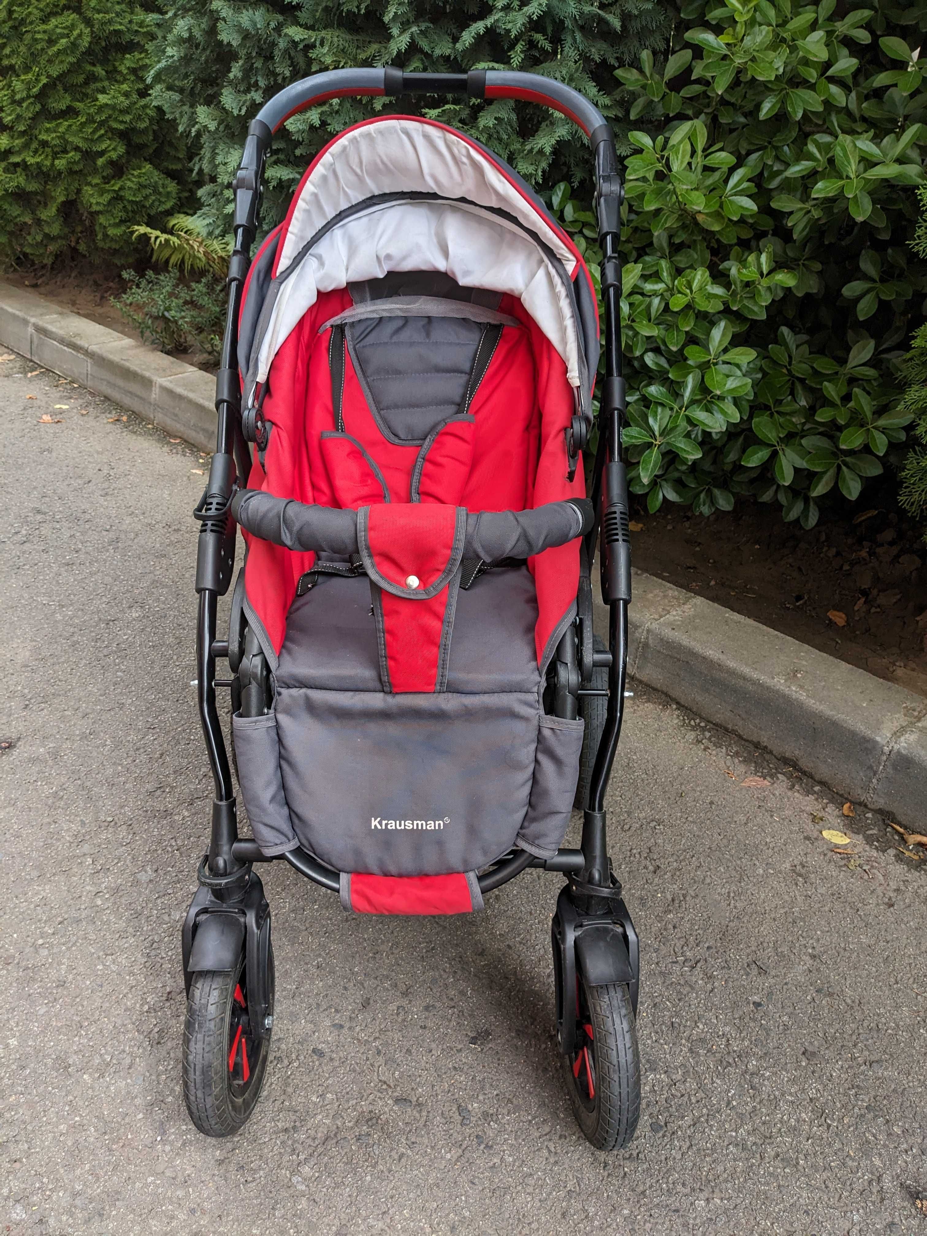 carucior 3 in 1 krausman, fete