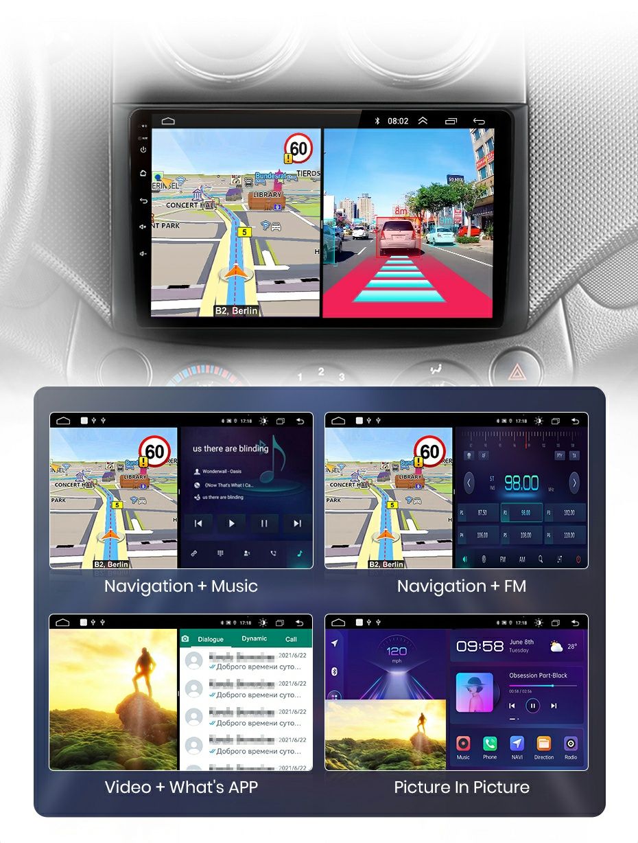 Navigatie Android dedicata pentru Chevrolet Aveo (2006-2012)