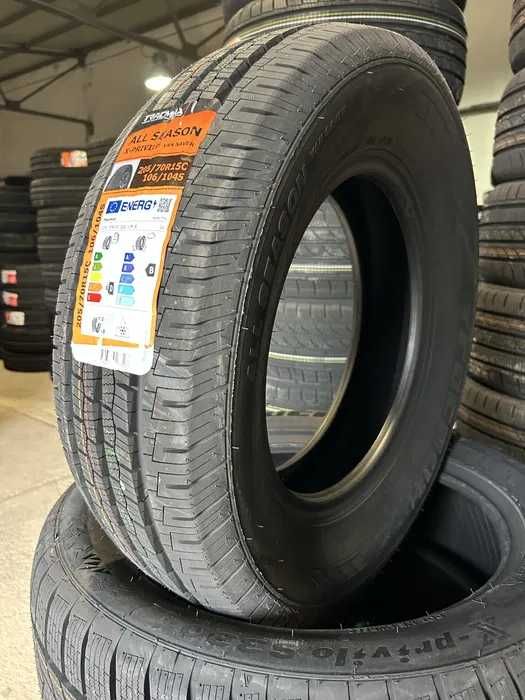 Нови Всесезонни Бусови Гуми 205/70R15C 106/104S A/SVANSAVER TRACMAX