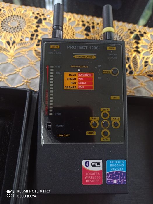 Detector camere și microfoane