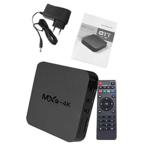 Smart TV Box MXQ Mini PC, 4K, Android TV, Transforma orice TV in Smart