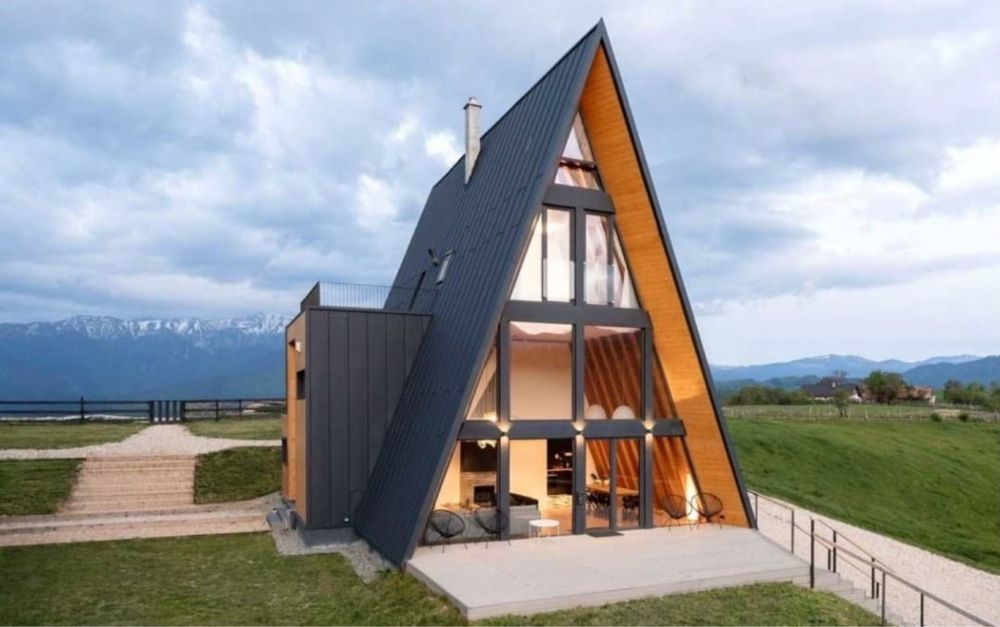 Construim cabane din lemn tip A