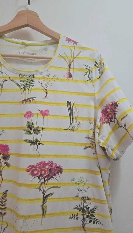 Set - Tricou Gerry Weber, organic cotton și Bluză MASAI, M/L
