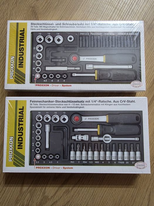 Trusa cu tubulare si biti Proxon