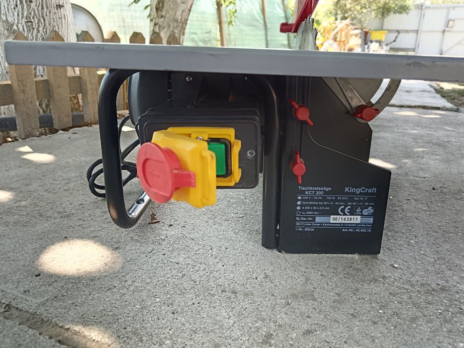 Circular cu masa, reglabil unghiular, KING CRAFT, motor 700W