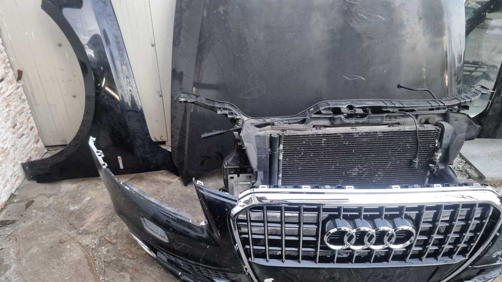 audi q5 bara fata capota aripa st si dr trager complet radiator etc