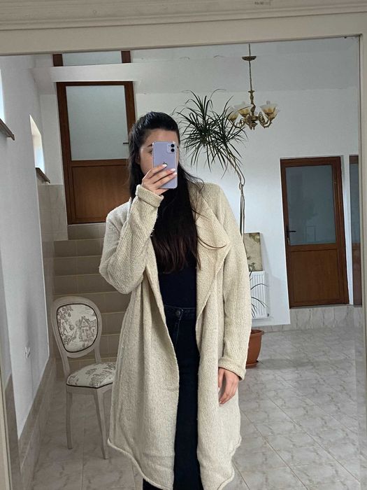 Cardigan bej pentru femei