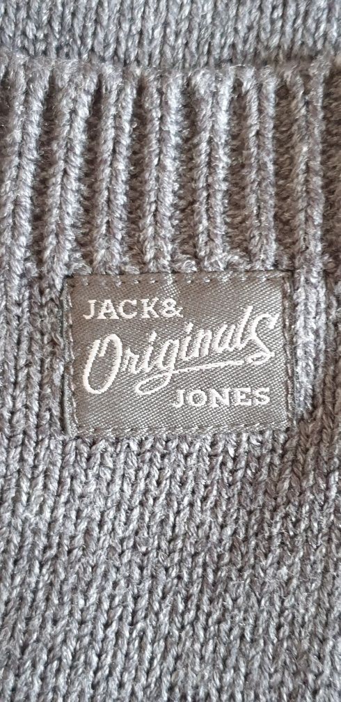 Cardigan Pulover Jack&Jones Gri barbati marimea XL