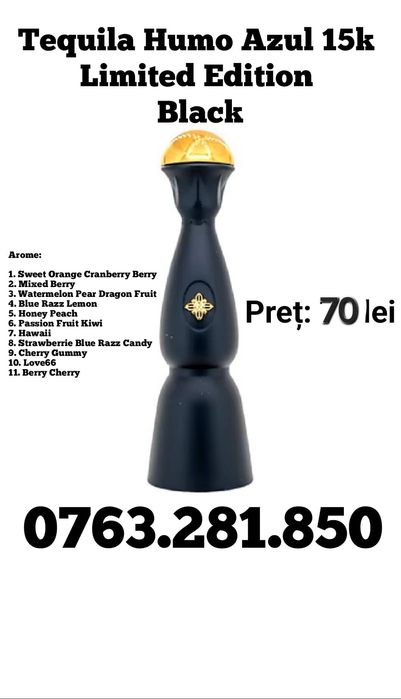 Humo Azul LIMITED EDITION BLACK 15k Vape-uri originale,  sigilate