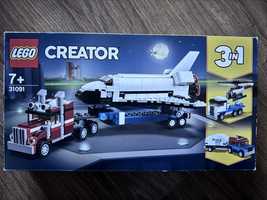 LEGO Creator 3in1 Shuttle Transporter 31091 Building Kit (341 Piese)
