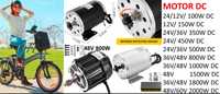 Motor bicicleta DC 24V 500W, 36V 800W, 36V/48V 1000W Nou ambalat!