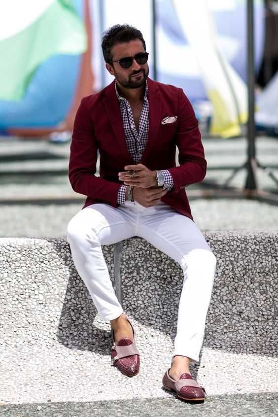 Sacou blazer slim 46 S premium BAR III NOU lana extrafina burgundy