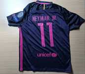 tricou neymar barcelona retro