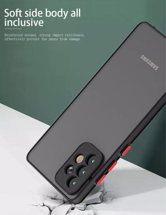 Husa Premium cu protectie la camere pt. Samsung Galaxy A52 , A52s