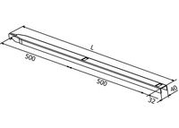 Montant zincat cofraj profil U cu carlig 100 cm ST100