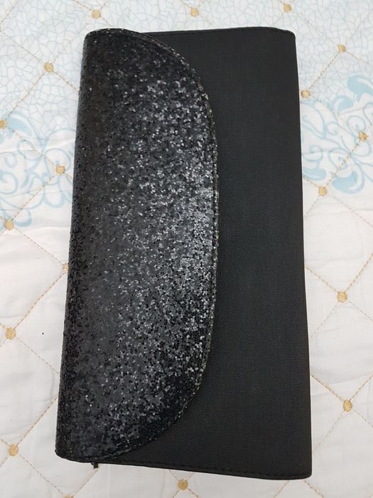 Сумка женская клатч черная и красная