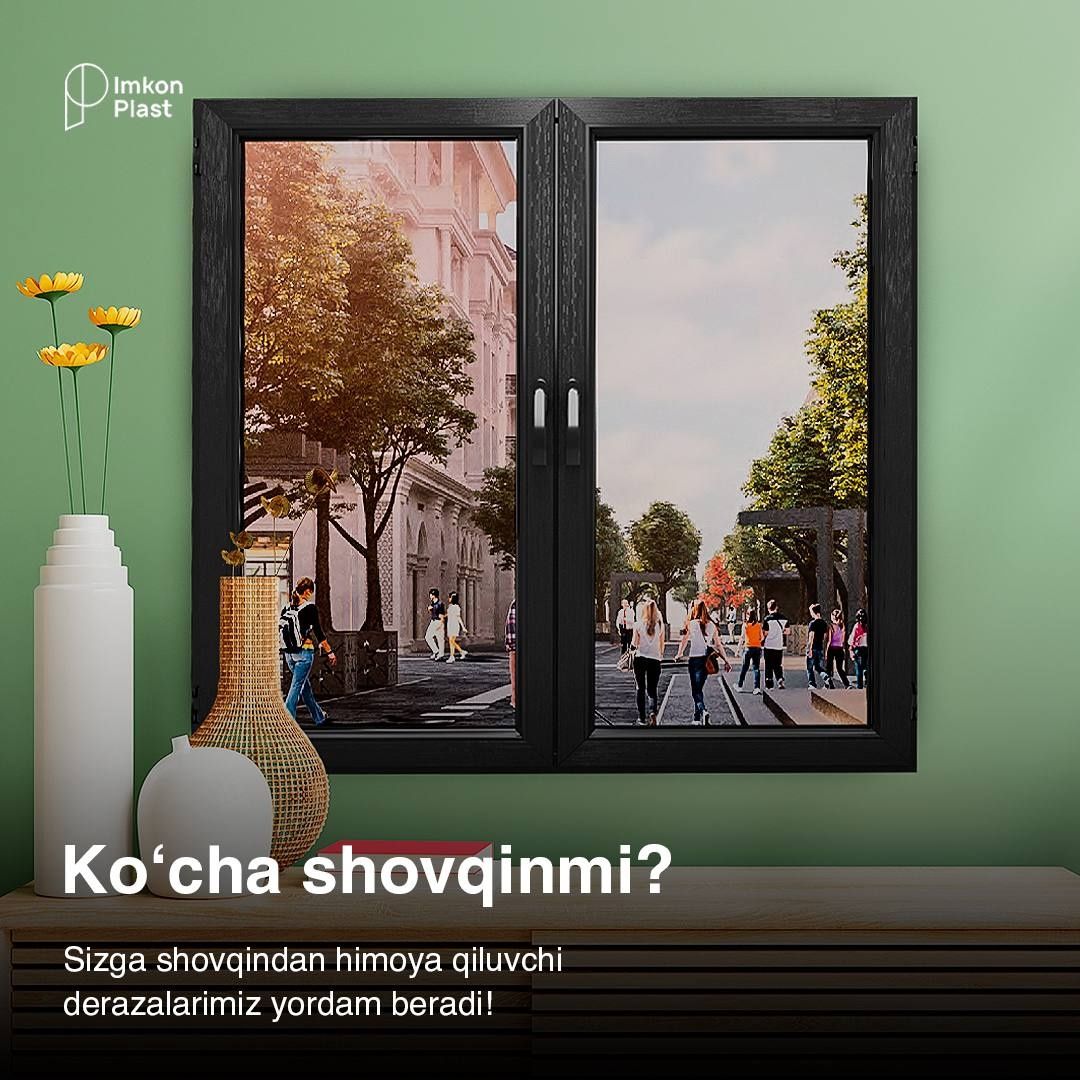 Akfa imzo imkon plast eshik va rom