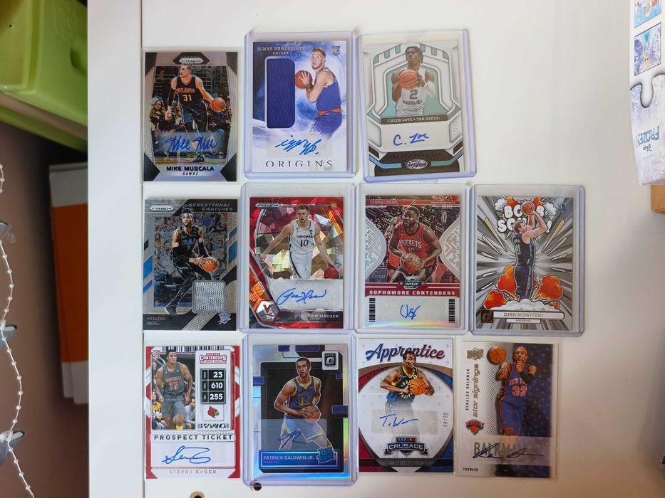 Колекционерски карти Panini Prizm NBA, Lakers, Doncic, LeBron,Vezenkov