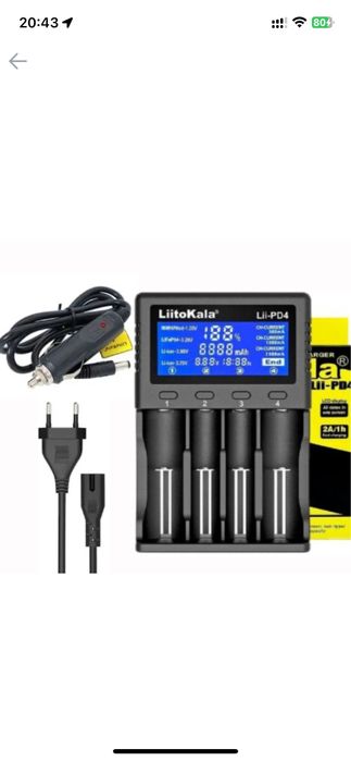 Запядное устройсто для аккумуляторных батареек LiitoKala Lii PD4