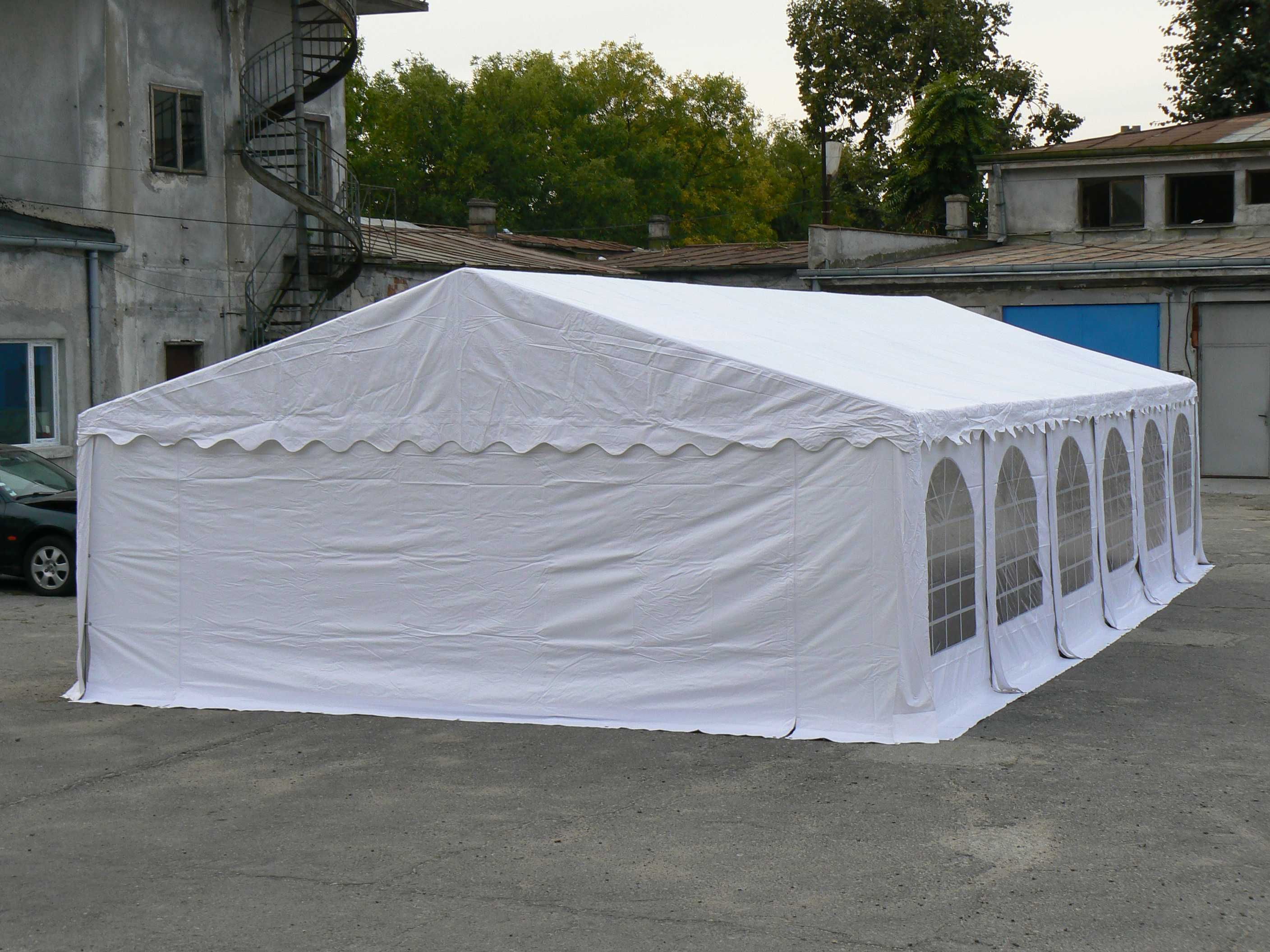 6x12 m CORT Pagoda Pavilion Evenimente ECONOMY nunta botez PVC 500