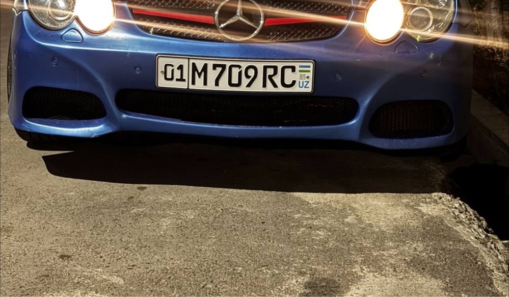 Передний бампер Mercedes w209