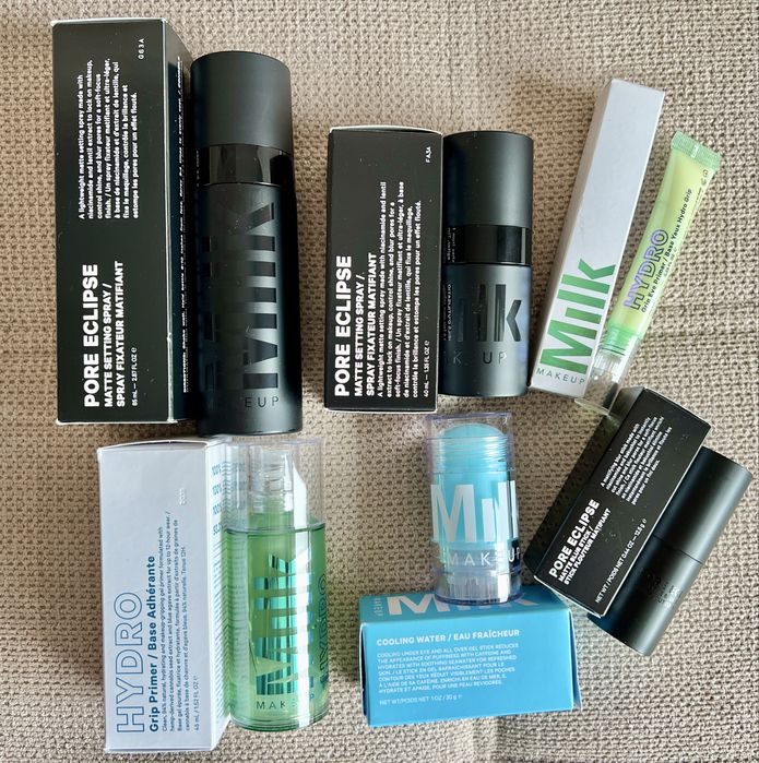 Бази, пудри и спрейове Laura Mercier, Milk, Too Faced, NARS, Mac