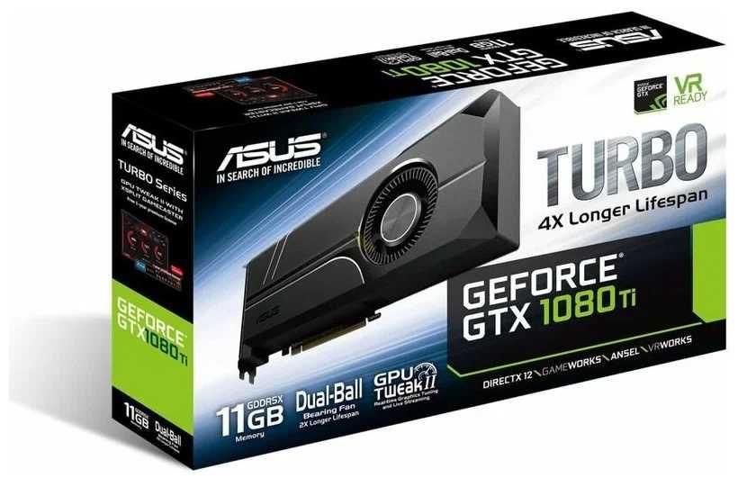 Asus Geforce Turbo-GTX1080ti-11G gddr5x dual-ball