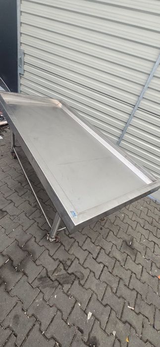 Masa inox cu scurgere