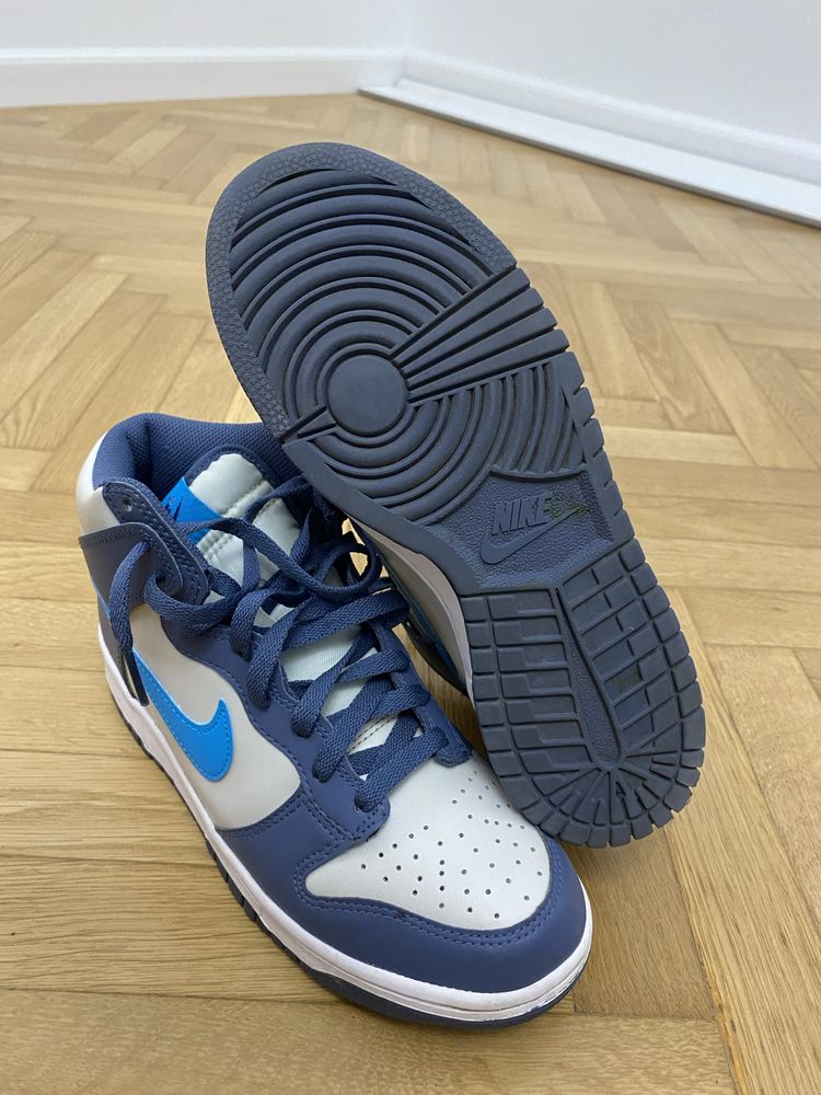 Nike dunk high blue lightning