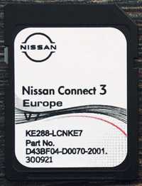 NISSAN Connect 3 V7 Lcn3 SD CARD 2023 MAPS сд карта Нисан оригинална