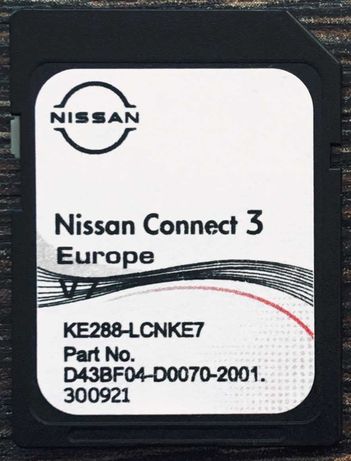 NISSAN Connect 3 V7 Lcn3 SD CARD 2023 MAPS сд карта Нисан оригинална