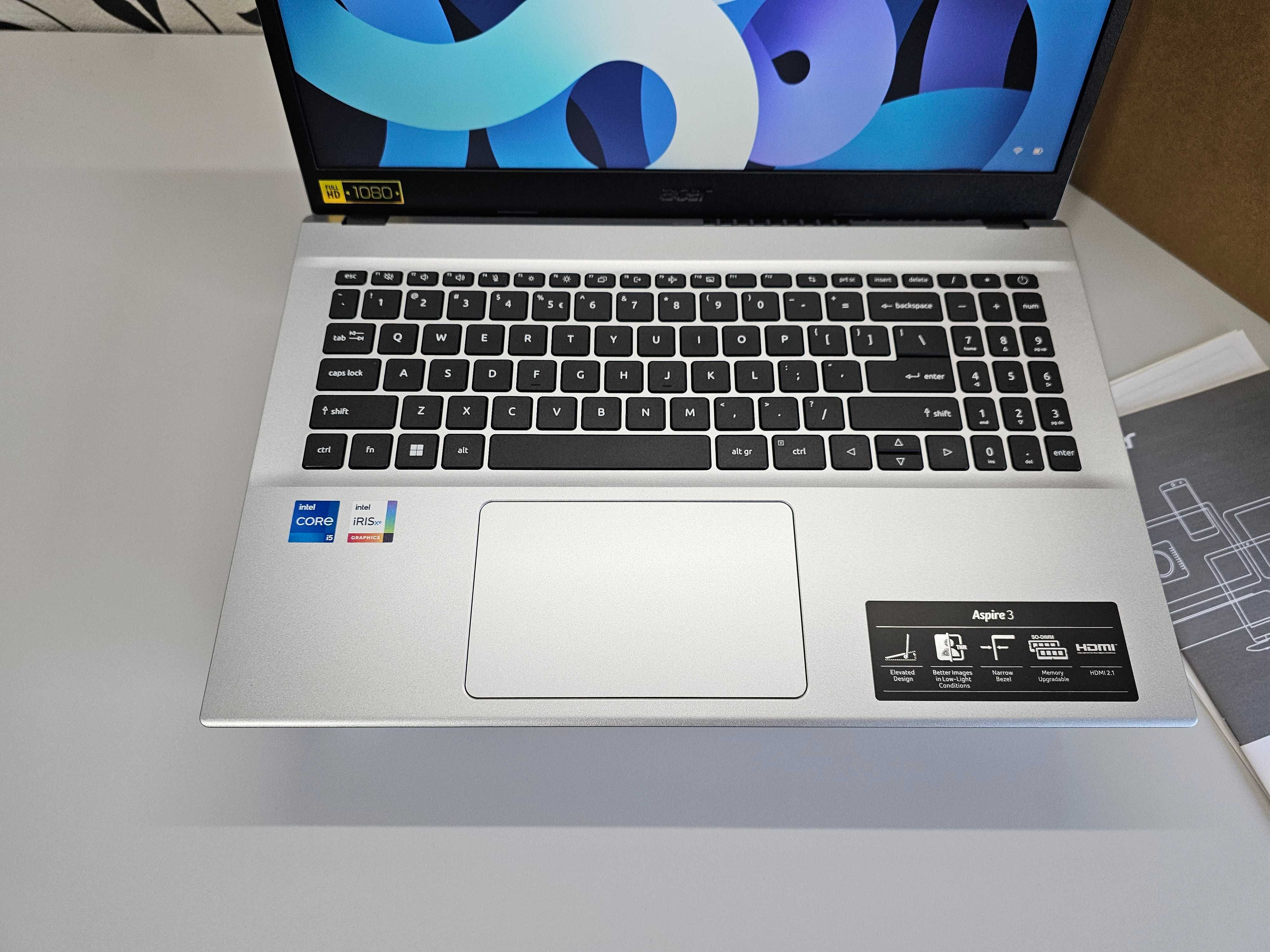 ПРОДАМ Acer A315/59 Мощный Ноутбук Core™ i5 12-ПОКОЛЕНИЯ 8GB/512SSD.