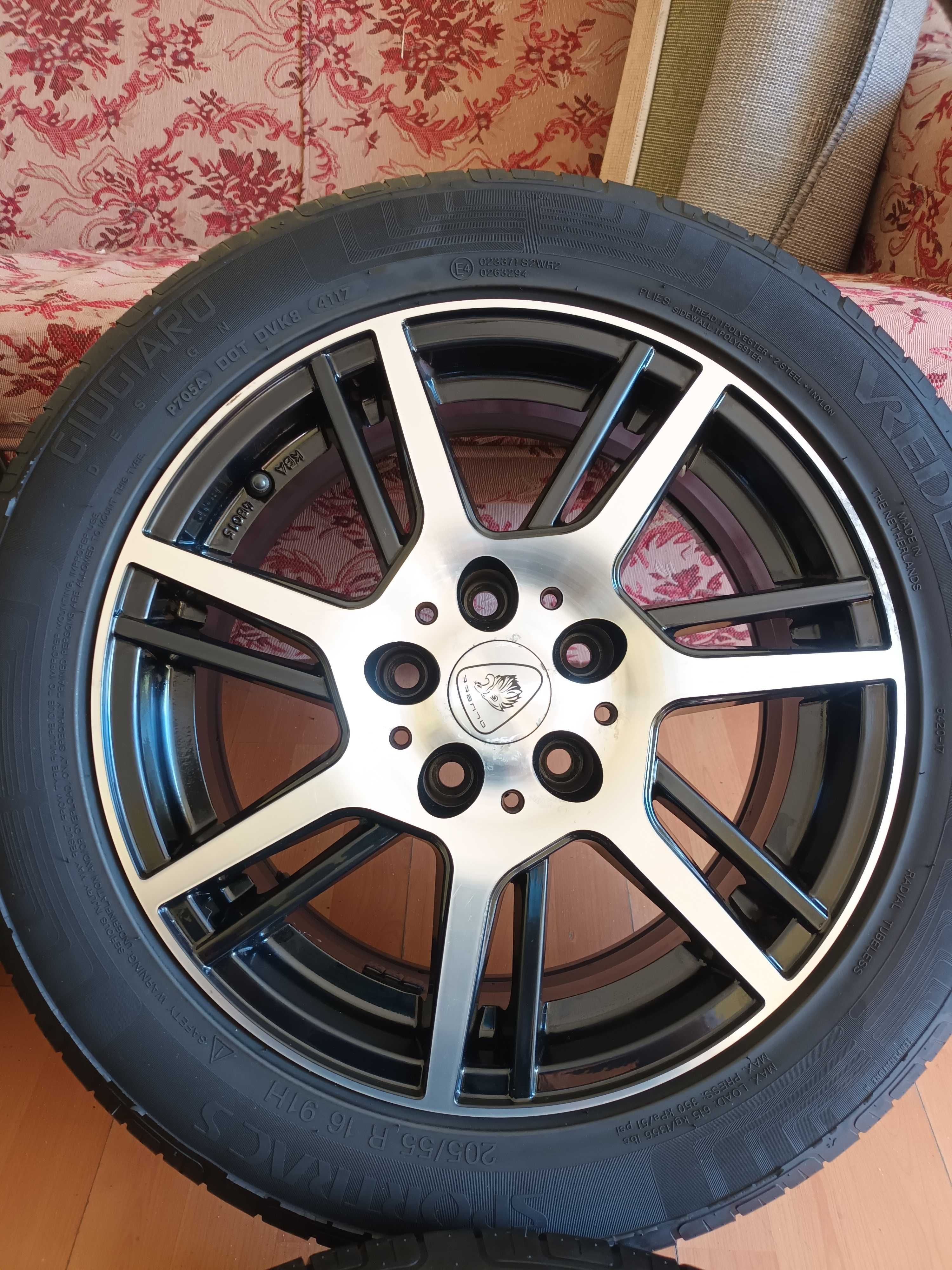 Jante5x110+anvelope vara ca noi 205 55 16 OPEL ASTRA H MERIVA B,Corsa