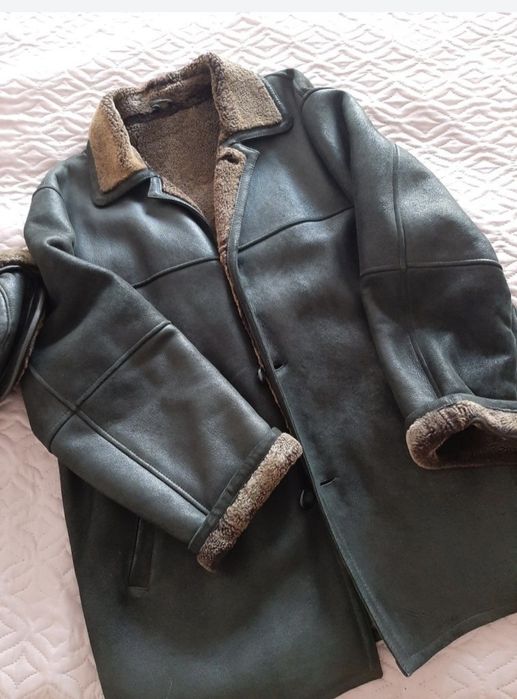 Продаю дублёнку мужскую и шапку