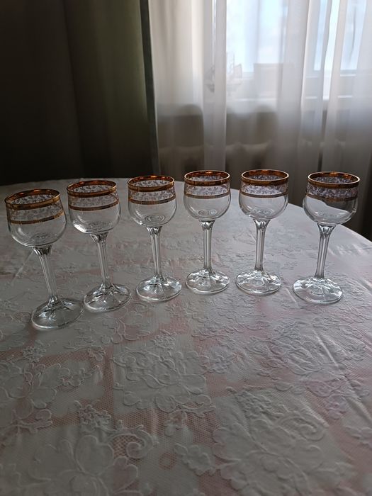 Фужеры Богемия, чешское стекло