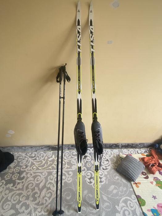 Новые лыжи катались 1-2 раза