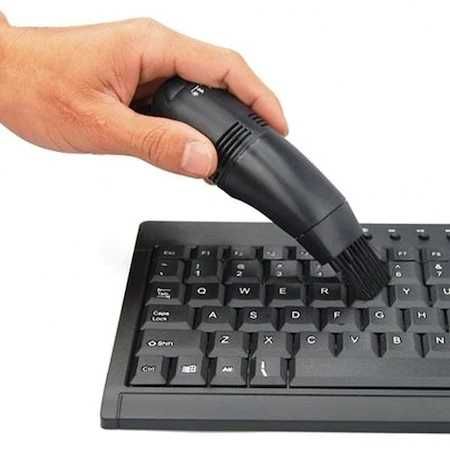 Mini aspirator usb led, curatare echipamente birou,