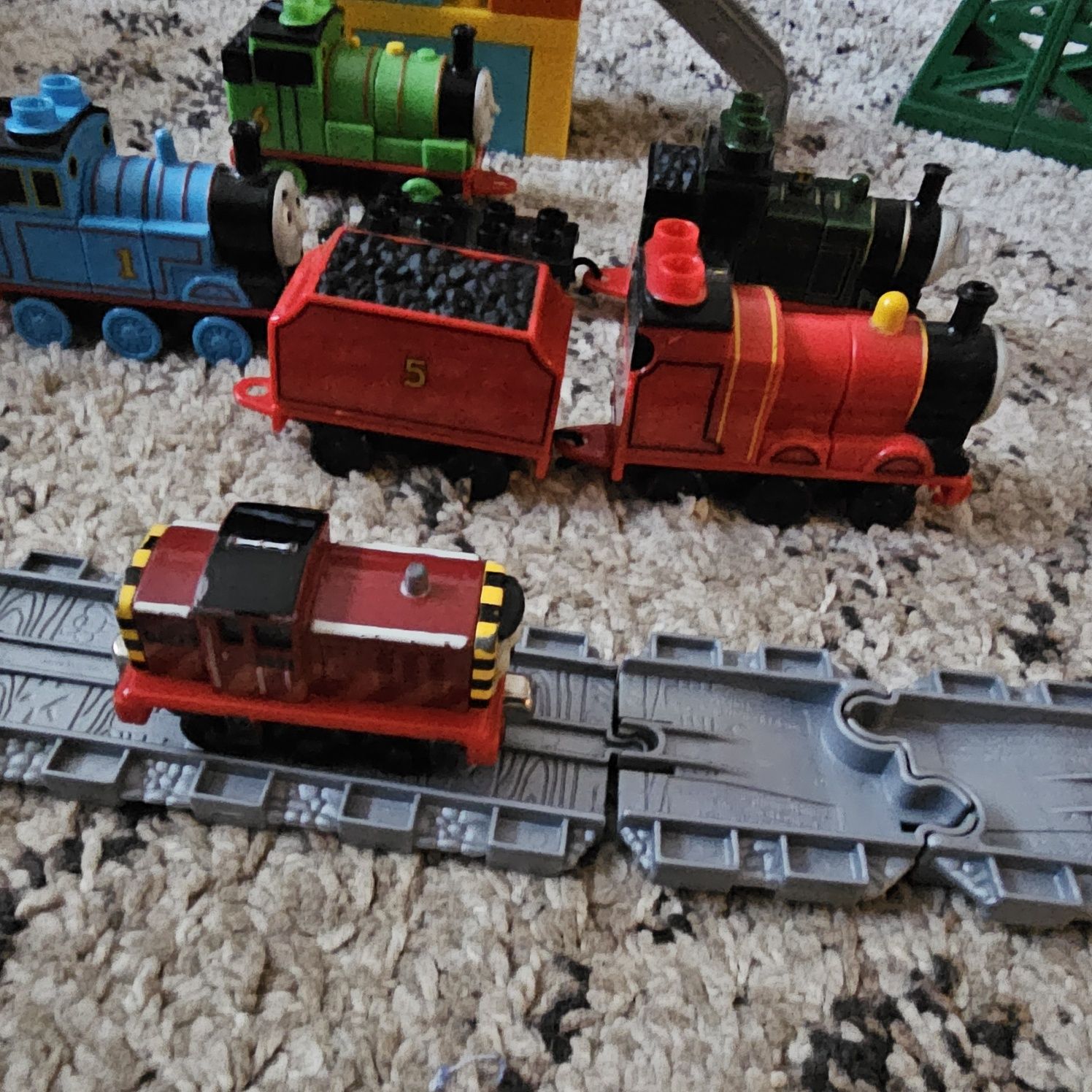 Set de joaca Thomas and Friends - MegaBlocks+camion+locomotiva Thomas